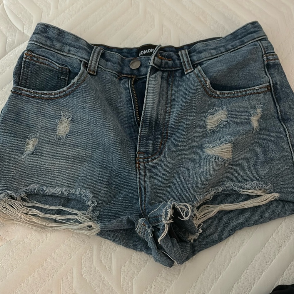 Momokrom denim shorts